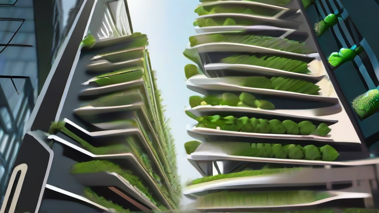 Vertical Farming Cuts Urban Food Miles